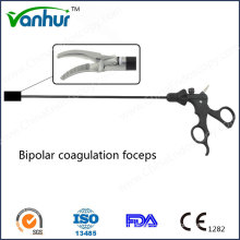 Surgical Laparoscopic Dual Action Bipolar Coagulating Maryland Forceps